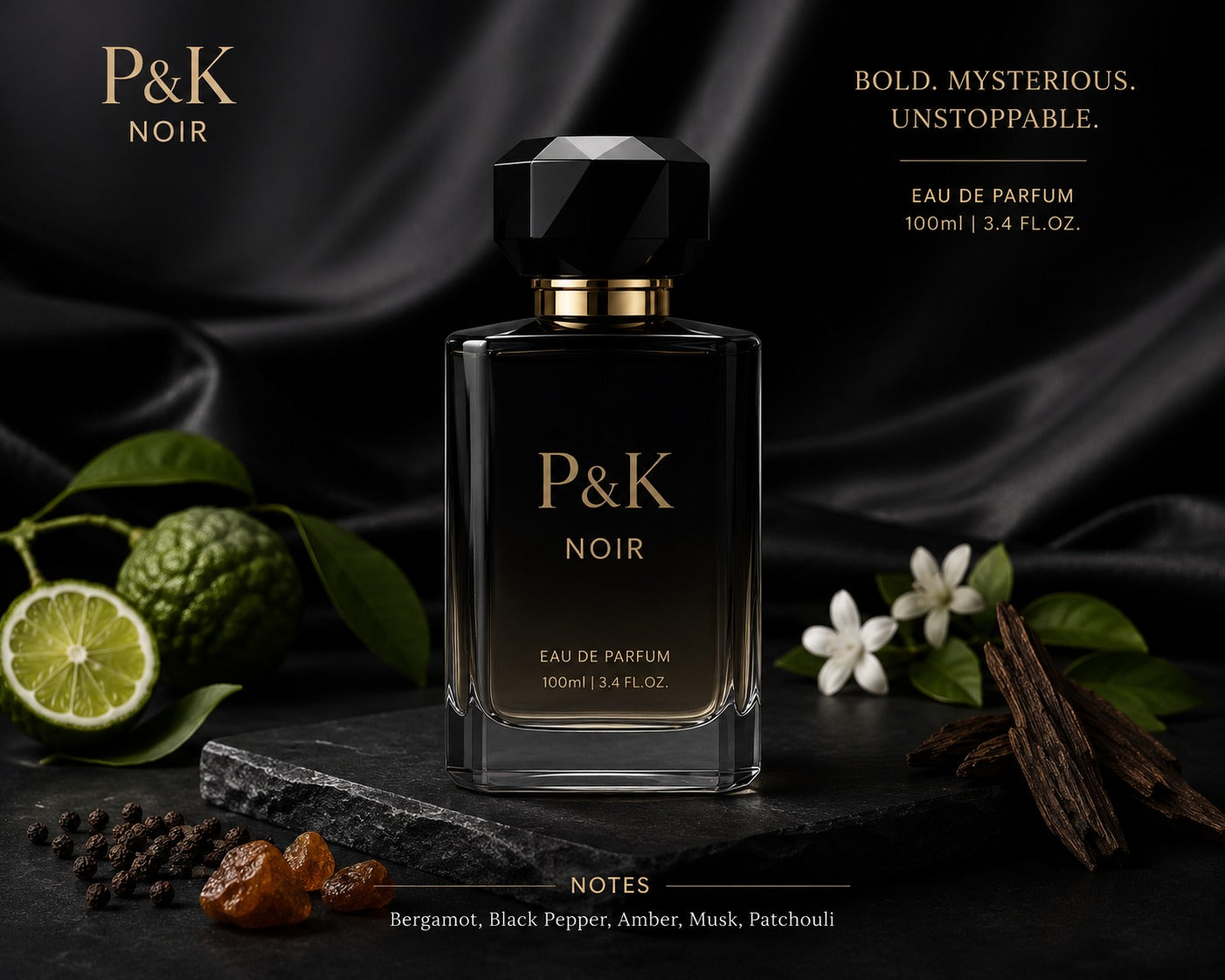P&K Noir Eau De Perfum